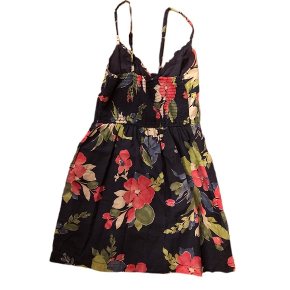 Y2K Floral Hibiscus Bustier Style Dress - Picture 3 of 3